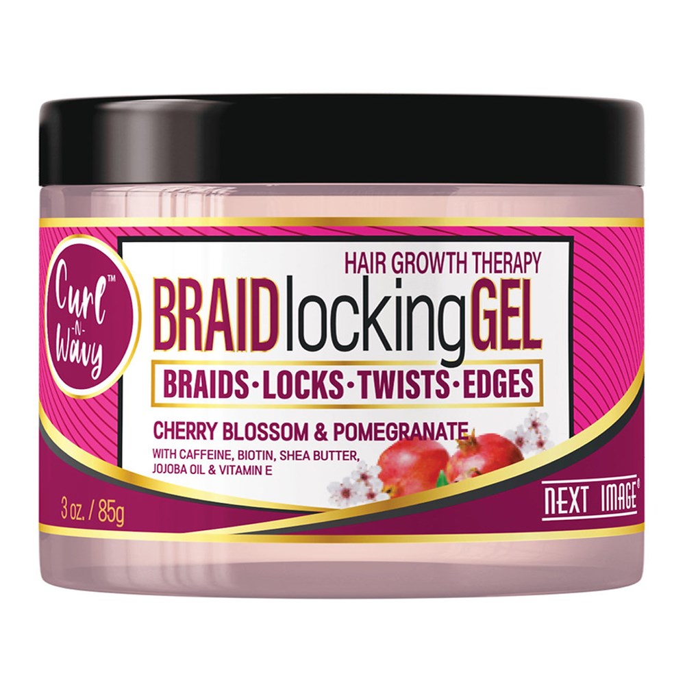 Next Image Braid Locking Gel - Cherry Blossom & Pomegranate 3oz