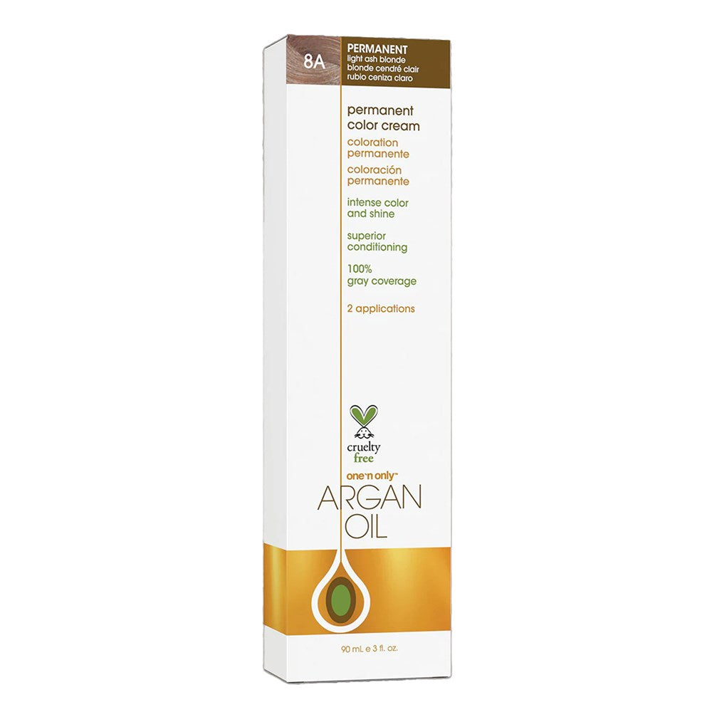 One 'n Only Argan Oil Permanent Hair Color - 8A Light Ash Blonde