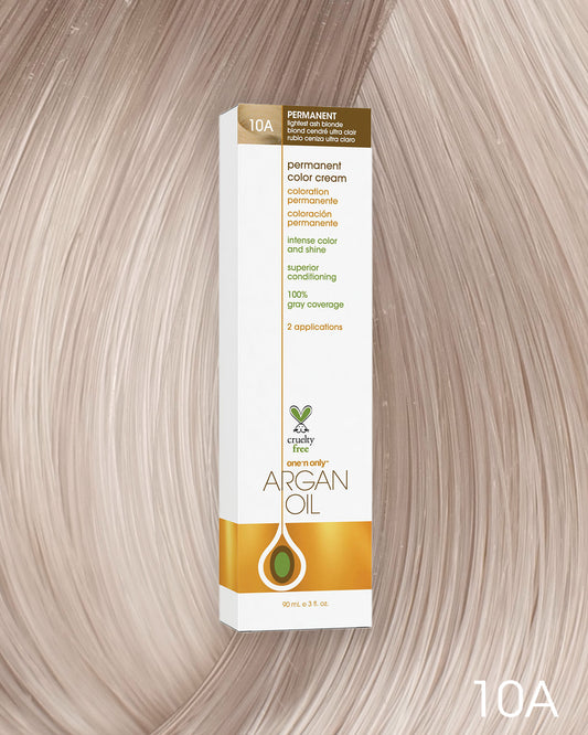One 'n Only Argan Oil Permanent Hair Color - 10A Lightest Ash Blonde