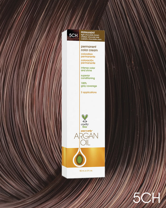 One 'n Only Argan Oil Permanent Hair Color - 5CH Light Chocolate Brown
