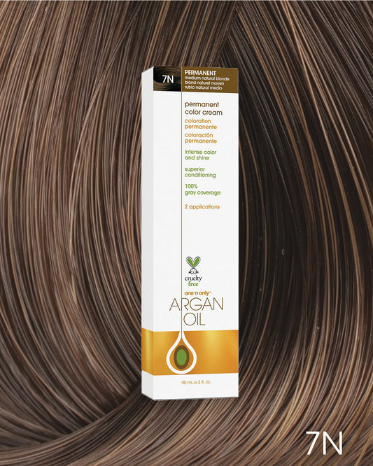 One 'n Only Argan Oil Permanent Hair Color - 7N Medium Natural Blonde