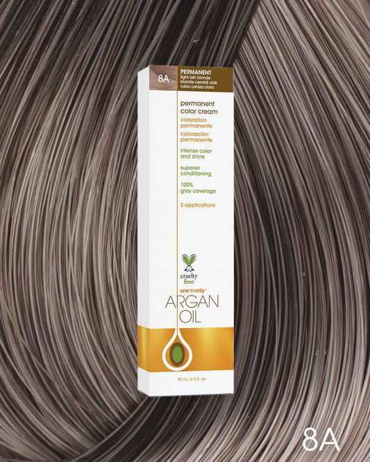 One 'n Only Argan Oil Permanent Hair Color - 8A Light Ash Blonde