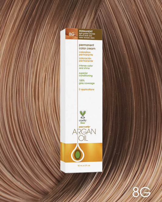 One 'n Only Argan Oil Permanent Hair Color - 8G Light Golden Blonde