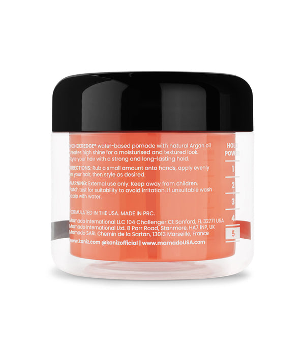 Kaniz WonderEdge Strong Hold Water Based Pomade - Sweet Peach