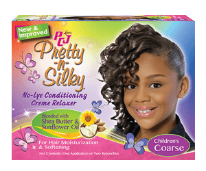 PCJ Pretty-N-Silky No Lye Relaxer 1 Retouch Application Kit - Coarse - Beautiful Black Hair