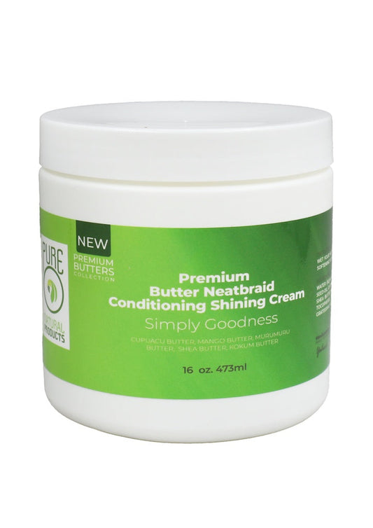 Pure O Premium Butter NeatBraid Conditioning Shining Cream 16oz