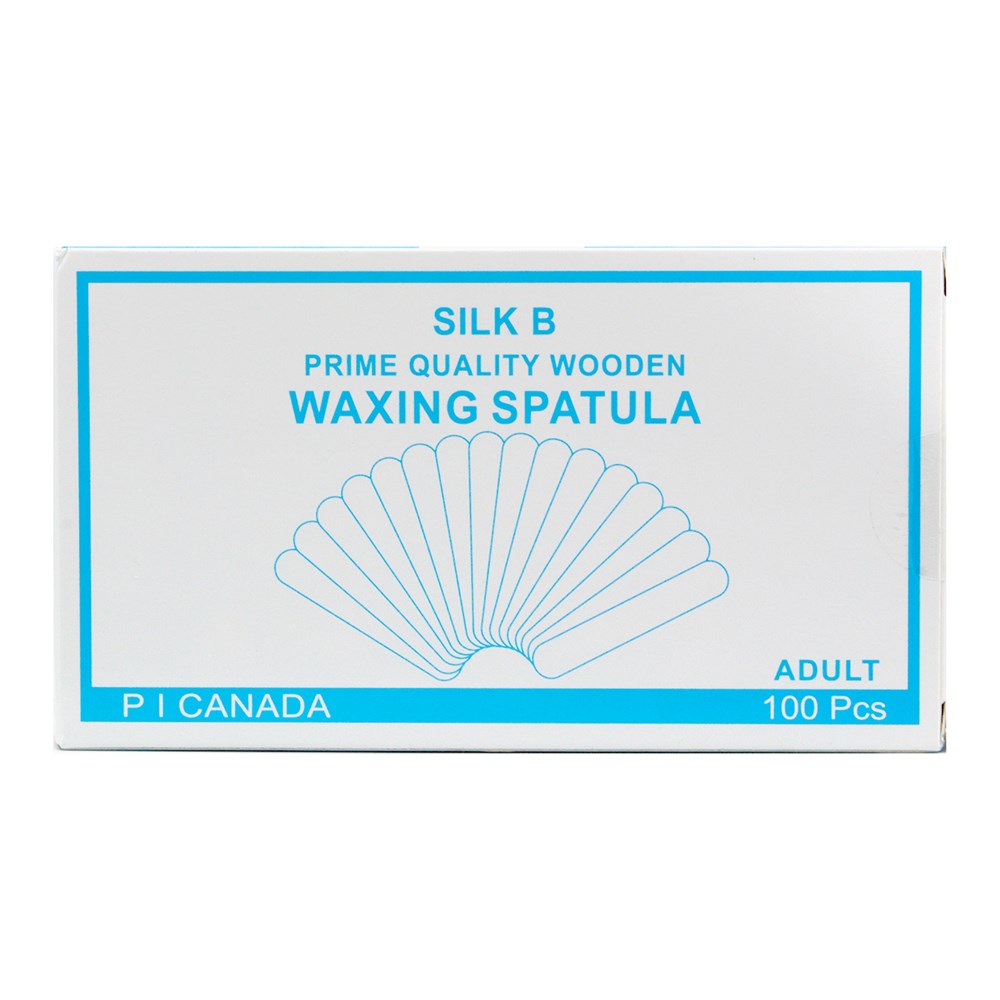 Silk B Professional Prime Quality Wooden Waxing Spatulas 100pk Large