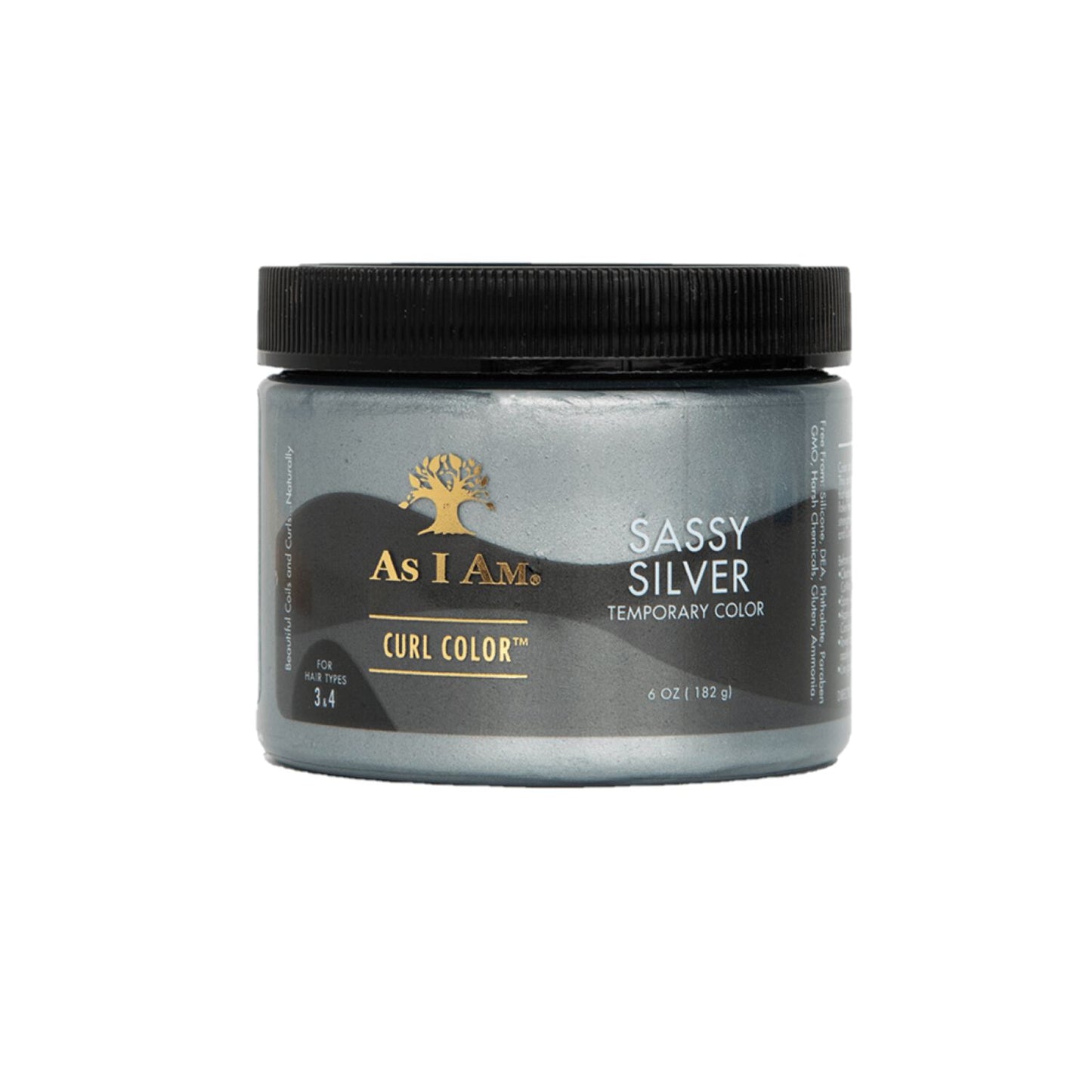 As I Am Curl Color Temporary Hair Color - Sassy Silver
