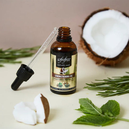 Sofn'free For Natural Coconut & Jamaican Black Castor Oils Strengthening Oil
