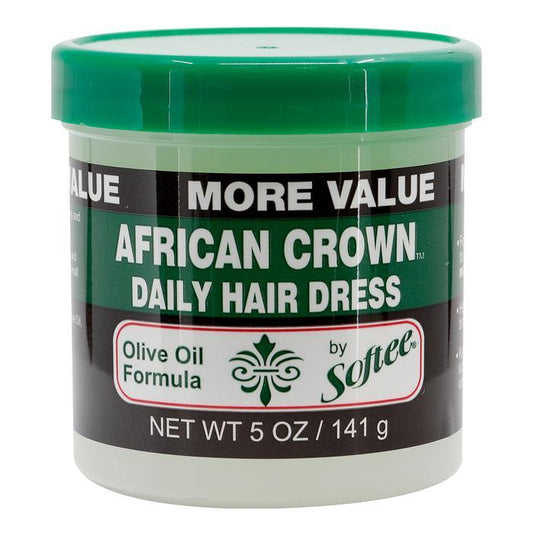 Softee African Crown Daily Hair Dress (5oz) - Beautiful Black Hair