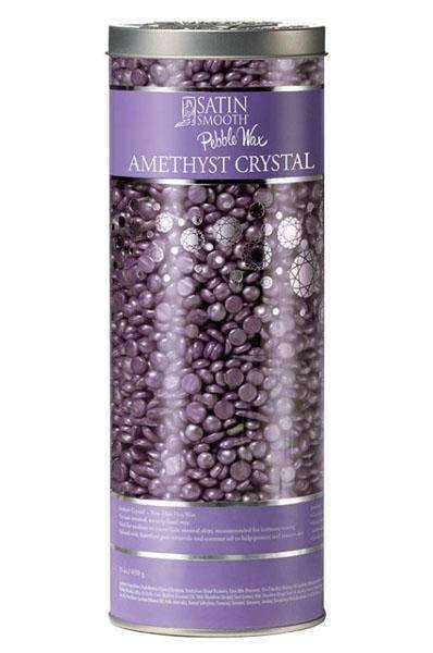 Satin Smooth Spa Pebble Hard Wax - Amethyst Crystal - Beautiful Black Hair