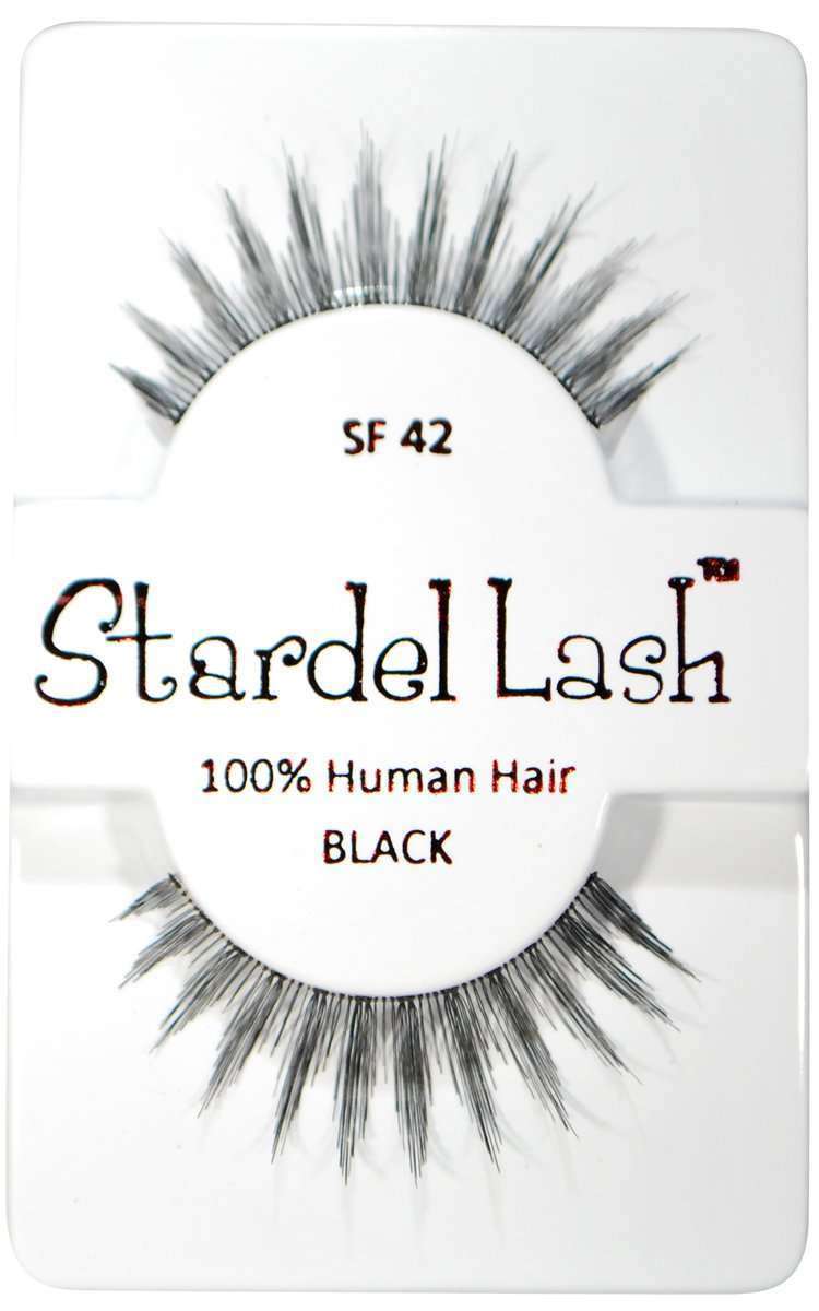 Stardel Lash 100% Human Hair Lashes - SF 42 Black - Beautiful Black Hair