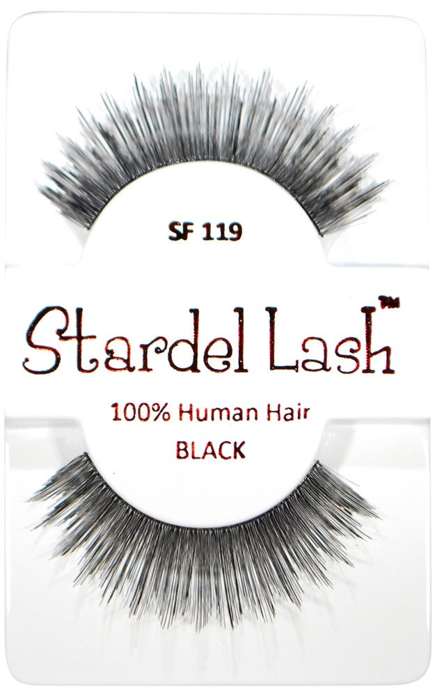 Stardel Lash 100% Human Hair Lashes - SF 119 Black
