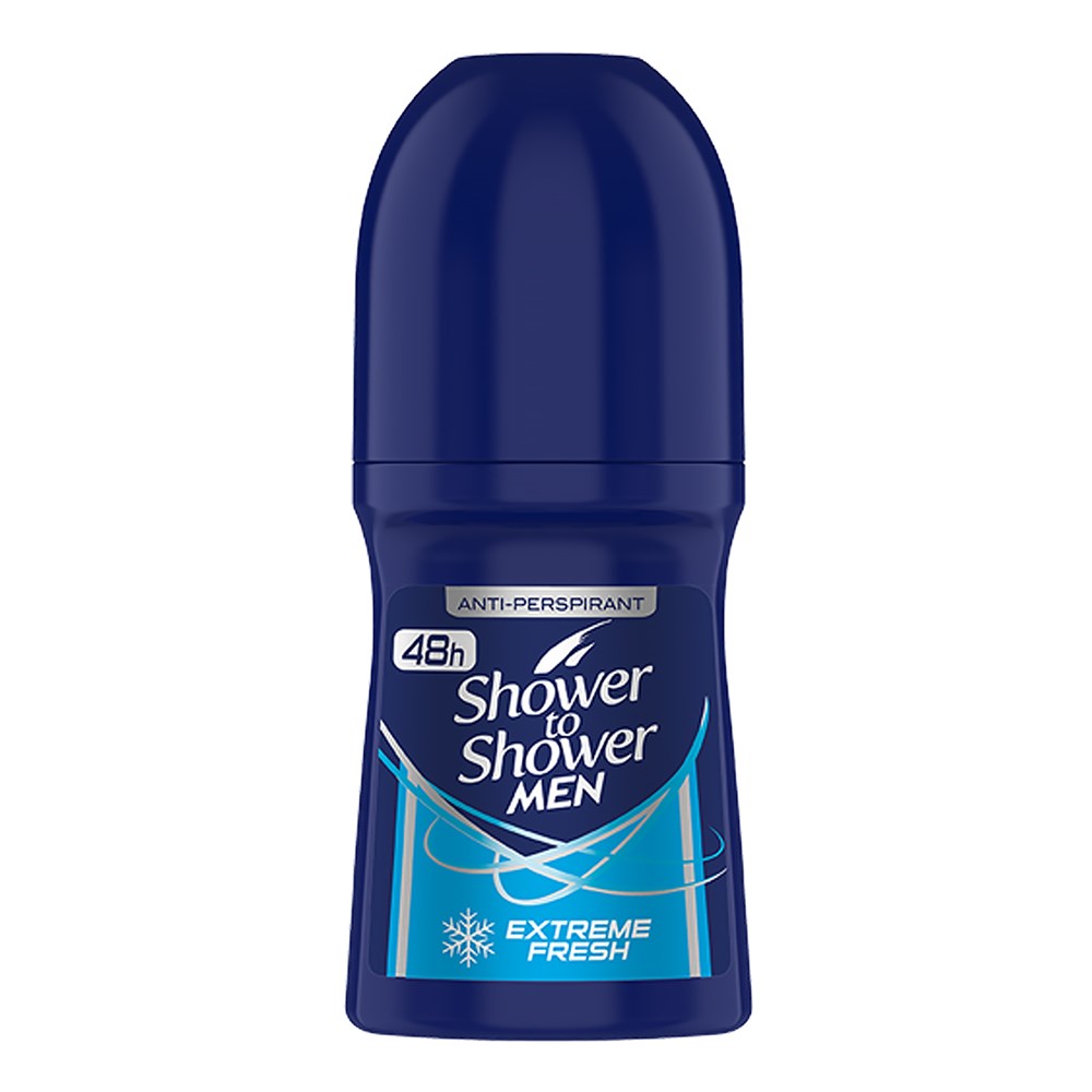 Shower To Shower Men's Roll On Deodorant - Extreme Fresh