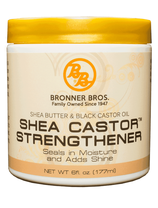 Bronner Brothers Shea Butter & Black Castor Oil Shea Castor Strengthener - Beautiful Black Hair