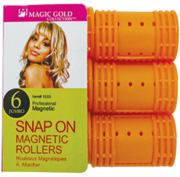 Magic Gold Snap On Magnetic Rollers X- Jumbo #1220