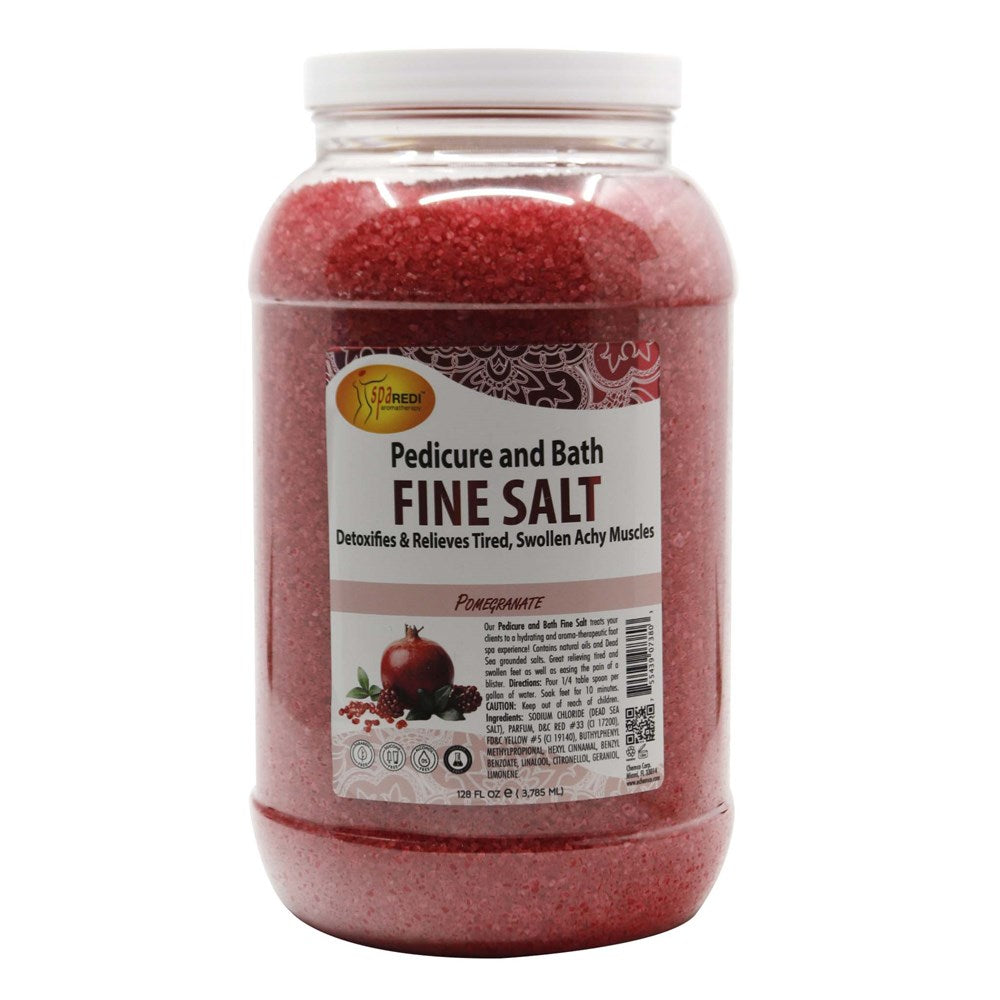 Spa Redi Pedicure & Bath Fine Salt - Pomegranate