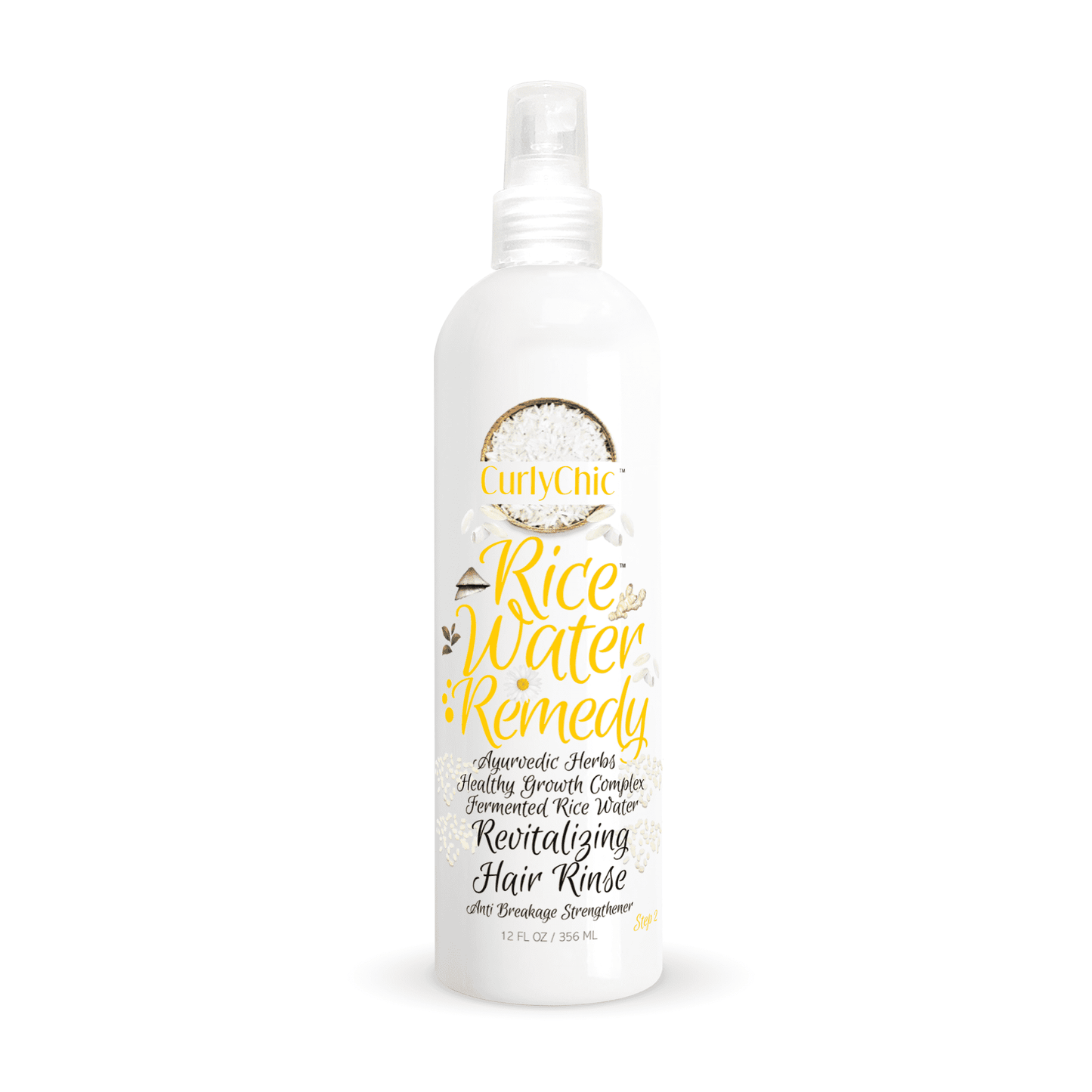 Curly Chic Rice Water Remedy Revitalizing Rinse - Beautiful Black Hair