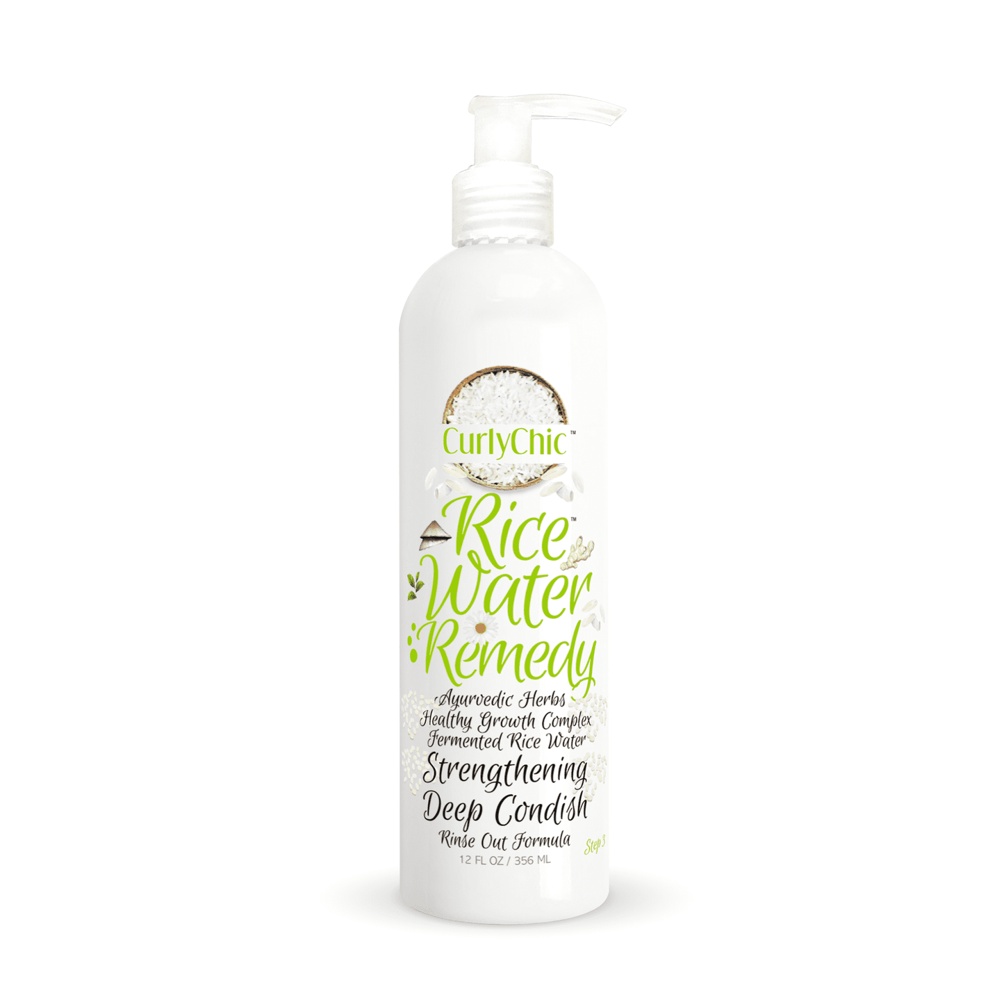 Curly Chic Rice Water Remedy Strengthening Deep Condish - Beautiful Black Hair