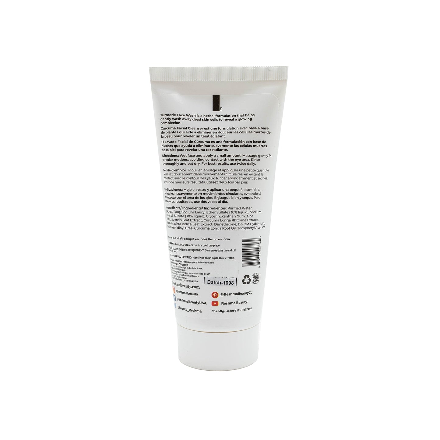Reshma Face Wash - Turmeric