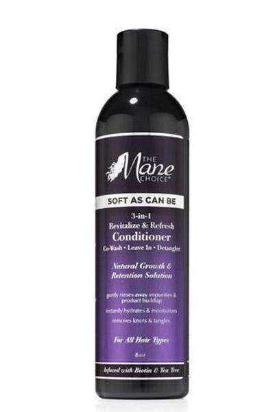 The Mane Choice Soft As Can Be Revitalize & Refresh 3-in-1 Co-Wash, Leave In, Detangler