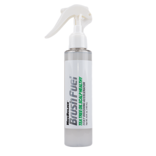 WaveBuilder Brush Fuel Tea Tree Oil Scalp Healthy Daily Brushing Accelerator - Beautiful Black Hair