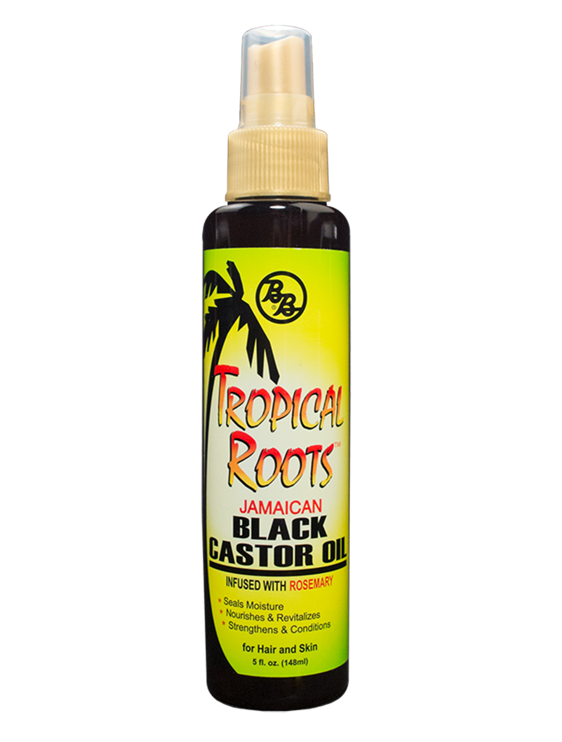 Bronner Brothers Tropical Roots Jamaican Black Castor Oil - Beautiful Black Hair