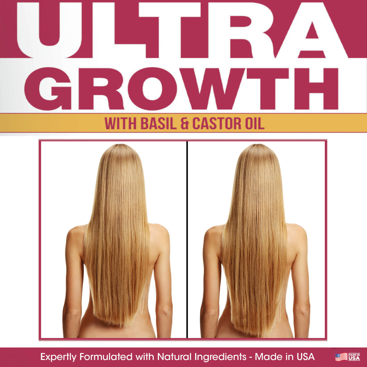 Difeel Ultra Growth Basil & Castor Oil Hair Growth Leave In Conditioning Spray