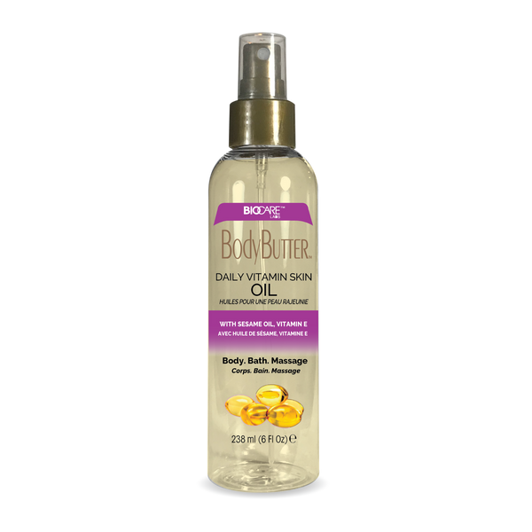 BioCare BodyButter Daily Vitamin Skin Body Oil w/ Sesame Oil & Vitamin E