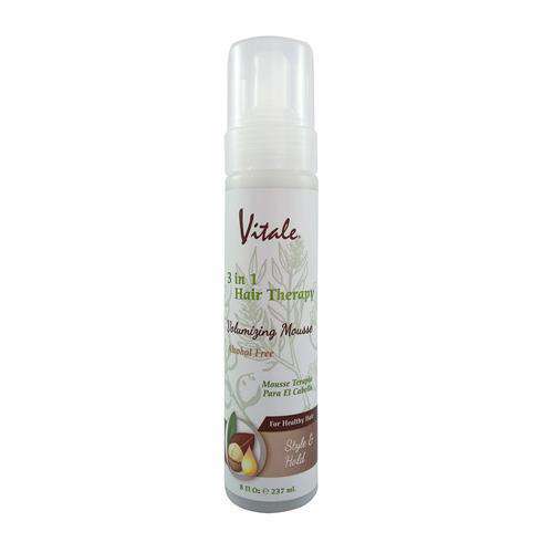 Vitale 3 in 1 Hair Therapy Volumizing Mousse - Beautiful Black Hair
