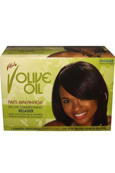 Vitale Olive Oil Anti-Breakage No Lye Conditioning Relaxer- Regular - Beautiful Black Hair