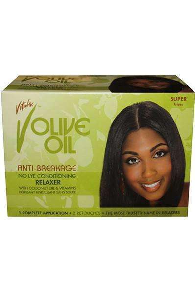 Vitale Olive Oil Anti-Breakage No Lye Conditioning Relaxer- Super - Beautiful Black Hair