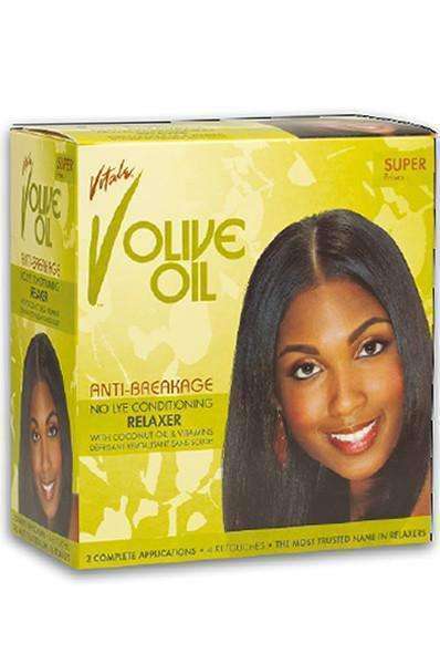 Vitale Olive Oil Anti-Breakage No Lye Conditioning Relaxer 2 Applications - Super - Beautiful Black Hair
