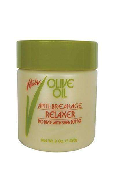 Vitale Olive Oil Anti-Breakage No Base Relaxer 8oz - Super - Beautiful Black Hair