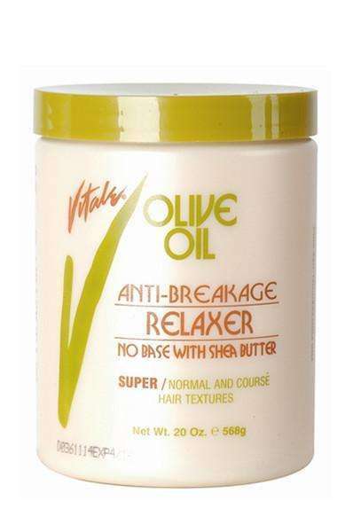Vitale Olive Oil Anti-Breakage No Base Relaxer 20oz - Super - Beautiful Black Hair