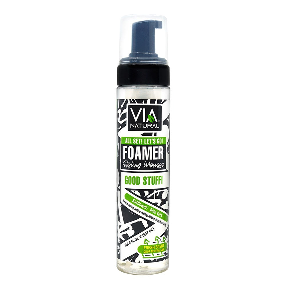 Via Natural Freestyle All Set! Let's Go! Foamer Styling Mousse