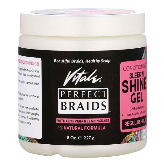 Vitale Perfect Braids Sleek Shine Gel - Regular Hold