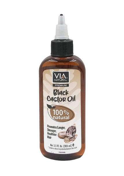 Via Natural Black Castor Oil