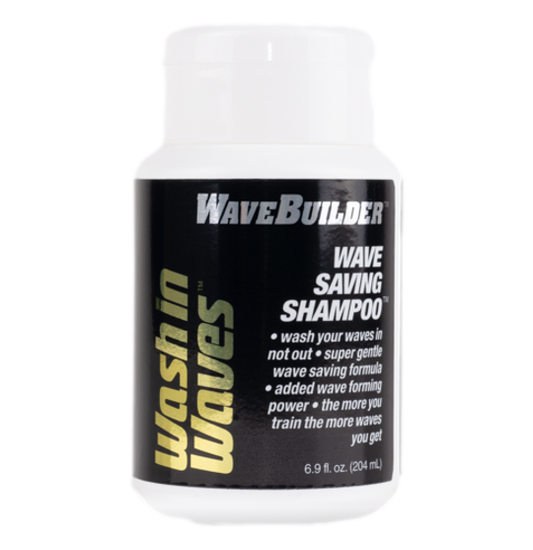WaveBuilder Wash In Waves - Wave Saving Shampoo - Beautiful Black Hair