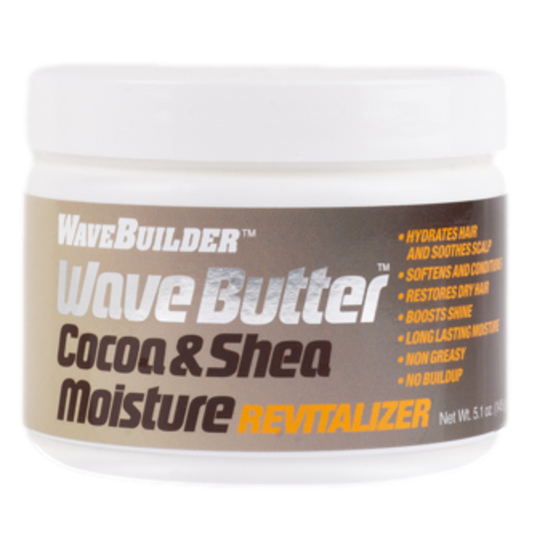 WaveBuilder Cocoa & Shea Wave Butter Moisture Revitalizer - Beautiful Black Hair