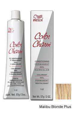 Wella Color Charm Gel Permanent Hair Color - 12W Malibu Blonde Plus - Beautiful Black Hair
