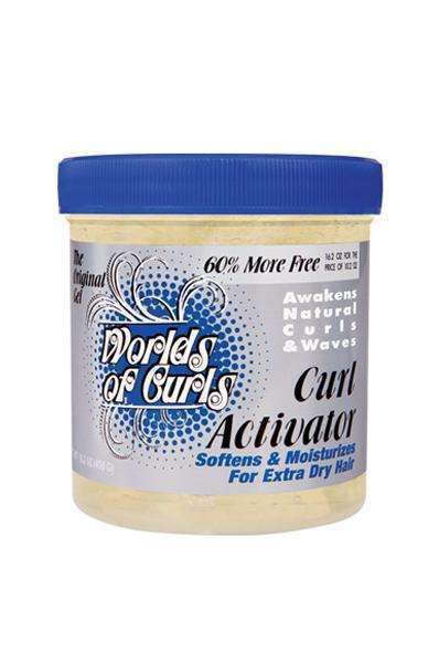 World Of Curls Curl Activator Gel - Extra Dry 16oz - Beautiful Black Hair