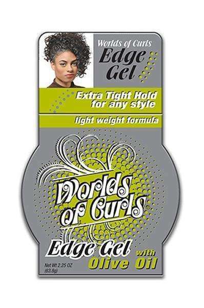 World Of Curls Edge Gel w/ Olive Oil - Beautiful Black Hair