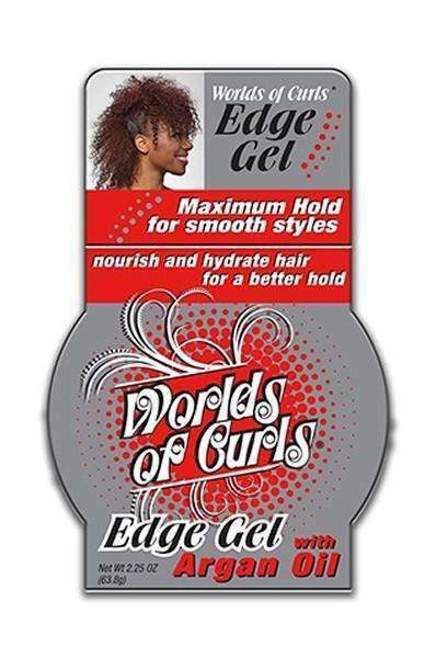 World Of Curls Edge Gel w/ Argan Oil - Beautiful Black Hair
