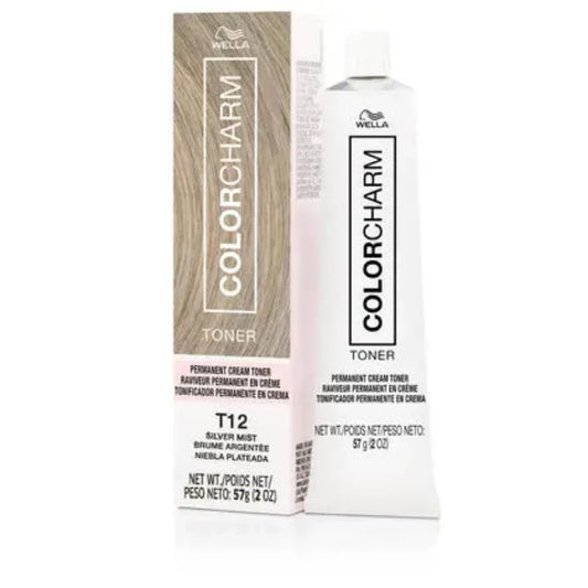 Wella Color Charm Permanent Cream Toner - T12 Silver Mist