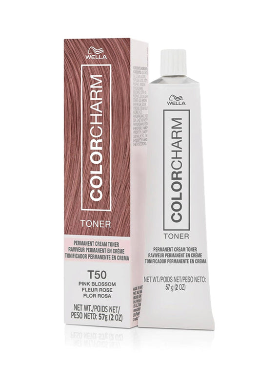 Wella Color Charm Permanent Cream Toner - T50 Pink Blossom