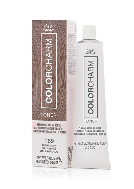 Wella Color Charm Permanent Cream Toner - T69 Pearl Gray
