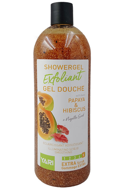 Yari ShowerGel Exfoliant Gel Douche - Papaya & Hibiscus