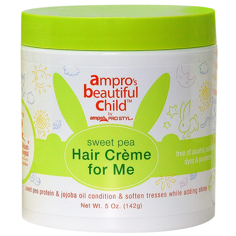 Ampro's Beautiful Child Sweet Pea Hair Creme(5oz) - Beautiful Black Hair