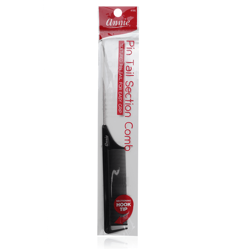 Annie Pin Tail Section Comb Black #96 - Dollar Deals